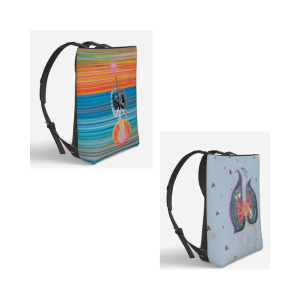 Sac à dos en cuir végane