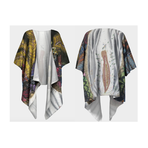 Kimonos drapés